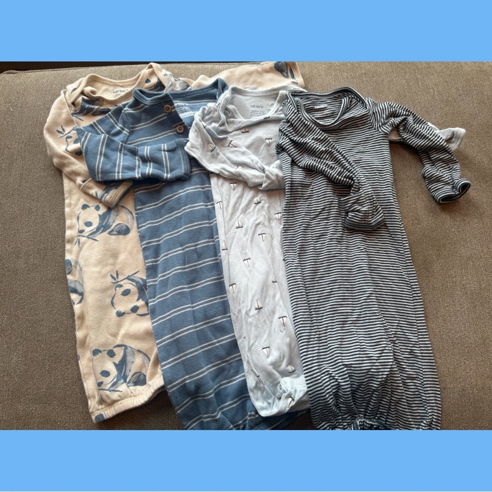 🧑🍼Bundle of Baby Boy Cuteness! 👶💙
Sizes Newborn & 0-3 Months - onesie, sleepers - Picture 2 of 6
